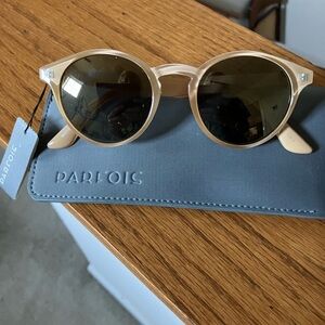Parfois Beige Round Sunglasses